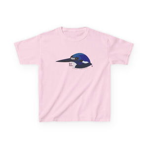 Forest Kingfisher (head) | Kids Heavy Cotton™ Tee Printify