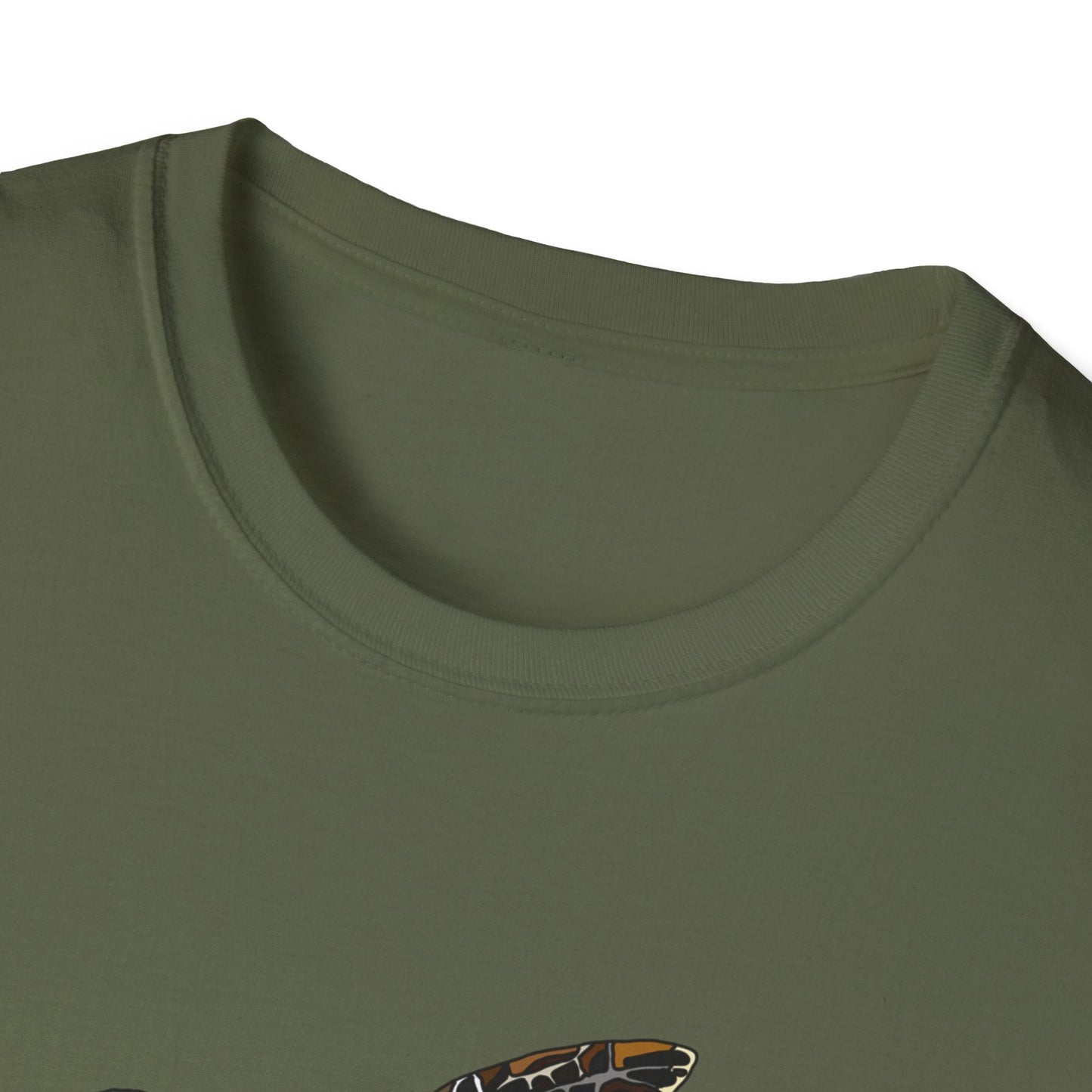Green Turtle - Unisex Softstyle T-Shirt Printify