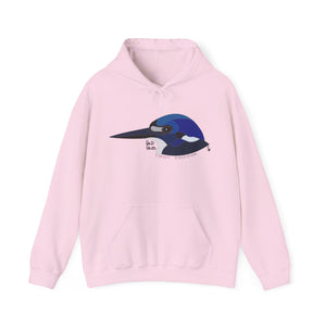 Forest Kingfisher Head | Unisex Heavy Blend™ Hooded Sweatshirt Printify