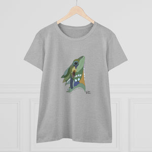 Boyd's Forest Dragon - Women's Midweight Cotton Tee Printify