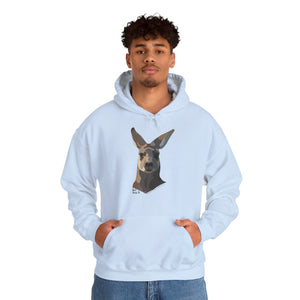 Eastern Grey Kangaroo | Unisex Heavy Blend™ Hooded Sweatshirt Printify