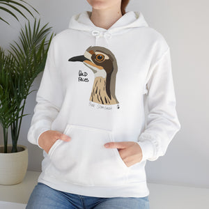 Bush-stone Curlew (head) | Unisex Heavy Blend™ Hooded Sweatshirt Printify