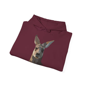 Eastern Grey Kangaroo | Unisex Heavy Blend™ Hooded Sweatshirt Printify