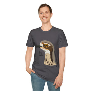 Bush Stone-curlew Head - Unisex Softstyle T-Shirt Printify