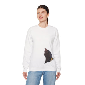 Spectacled Flying Fox (in flight) Sweatshirt | Unisex Heavy Blend™ Crewneck Printify