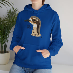 Bush-stone Curlew (head) | Unisex Heavy Blend™ Hooded Sweatshirt Printify