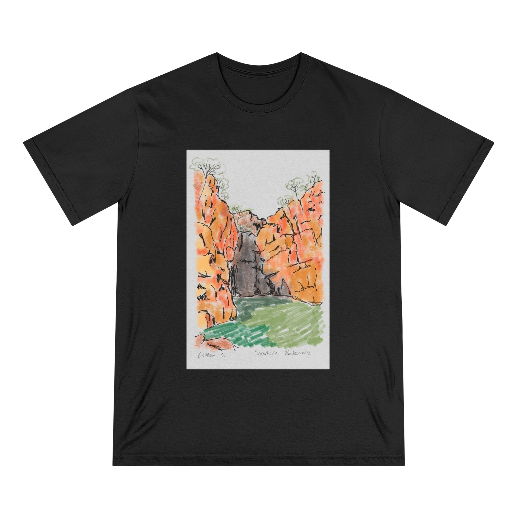 Southern Rockhole, Nitmiluk | Organic Staple T-shirt Printify