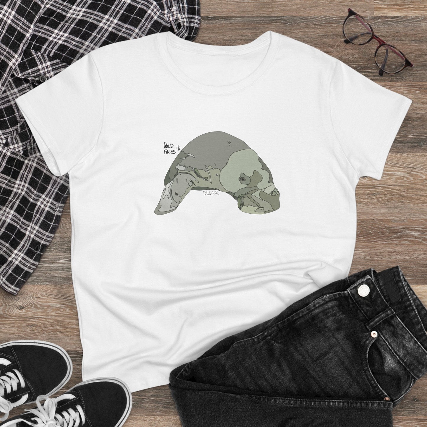 Dugong - Women's Midweight Cotton Tee Printify