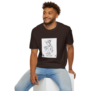 Southern Cassowary with chick - Unisex Softstyle T-Shirt Printify