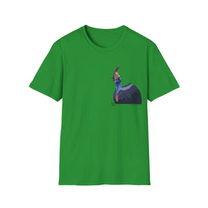 Southern Cassowary - Small design - Unisex Softstyle T-Shirt Printify