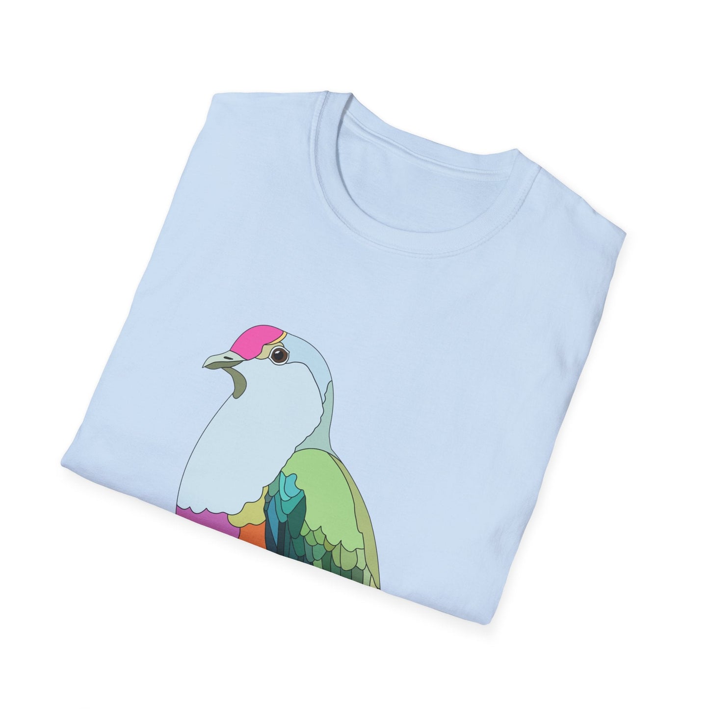 Rose-crowned Fruit Dove - Unisex Softstyle T-Shirt Printify