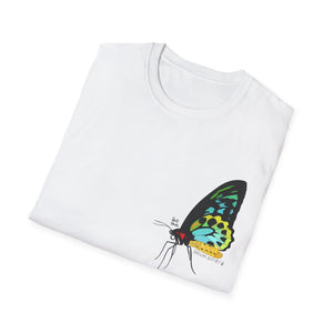 Birdwing Butterfly - Small design - Unisex Softstyle T-Shirt Printify