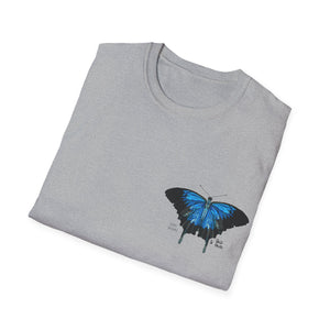 Ulysses Butterfly - Small design - Unisex Softstyle T-Shirt Printify