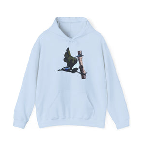 Blue-faced Honeyeater | Unisex Heavy Blend™ Hooded Sweatshirt Printify