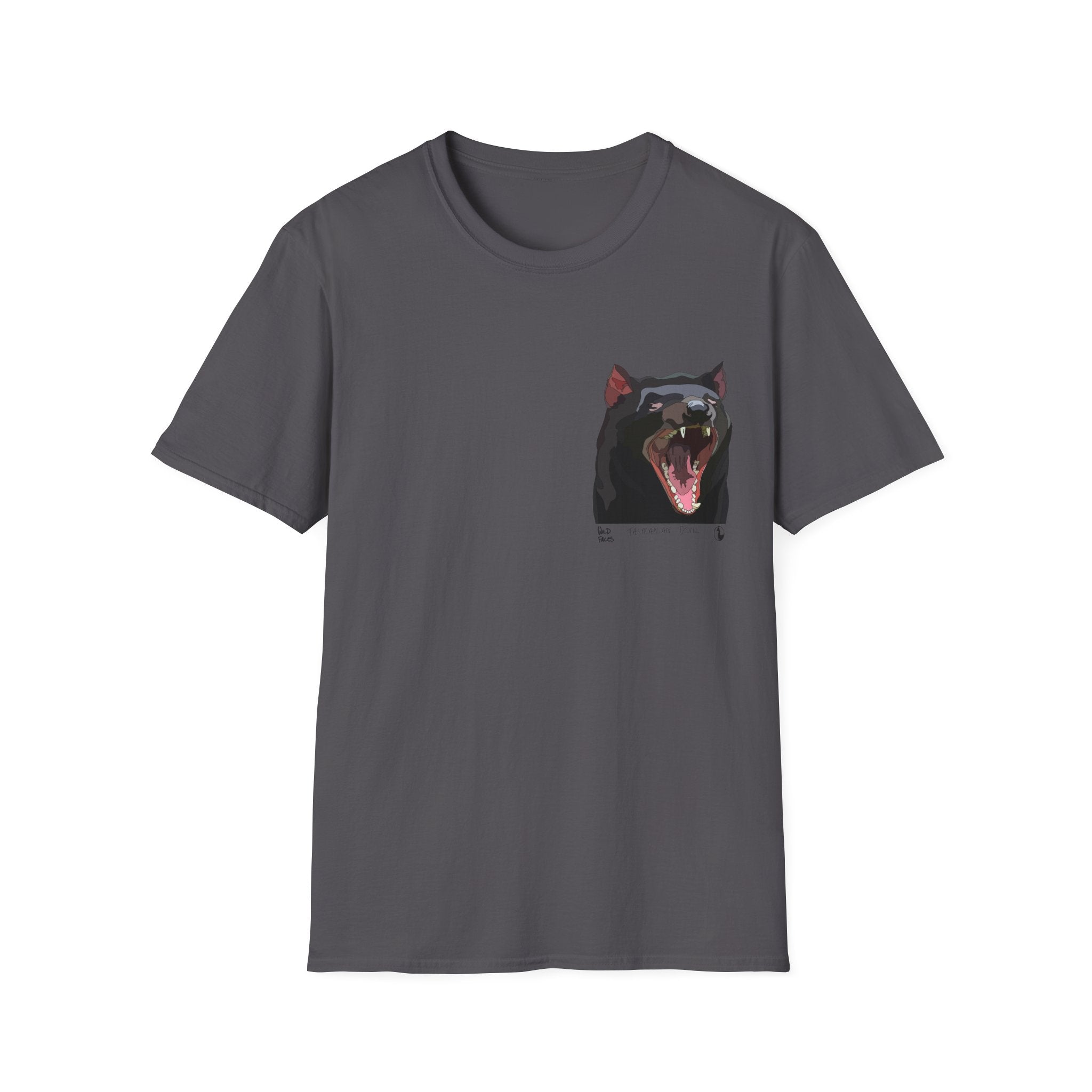 Tasmanian Devil - Small design - Unisex Softstyle T-Shirt Printify
