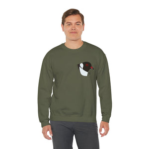 Hooded Plover (head) Sweatshirt | Unisex Heavy Blend™ Crewneck Printify