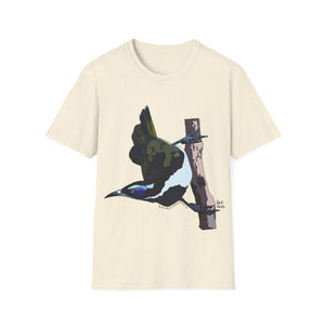 Blue-faced Honeyeater - Unisex Softstyle T-Shirt Printify