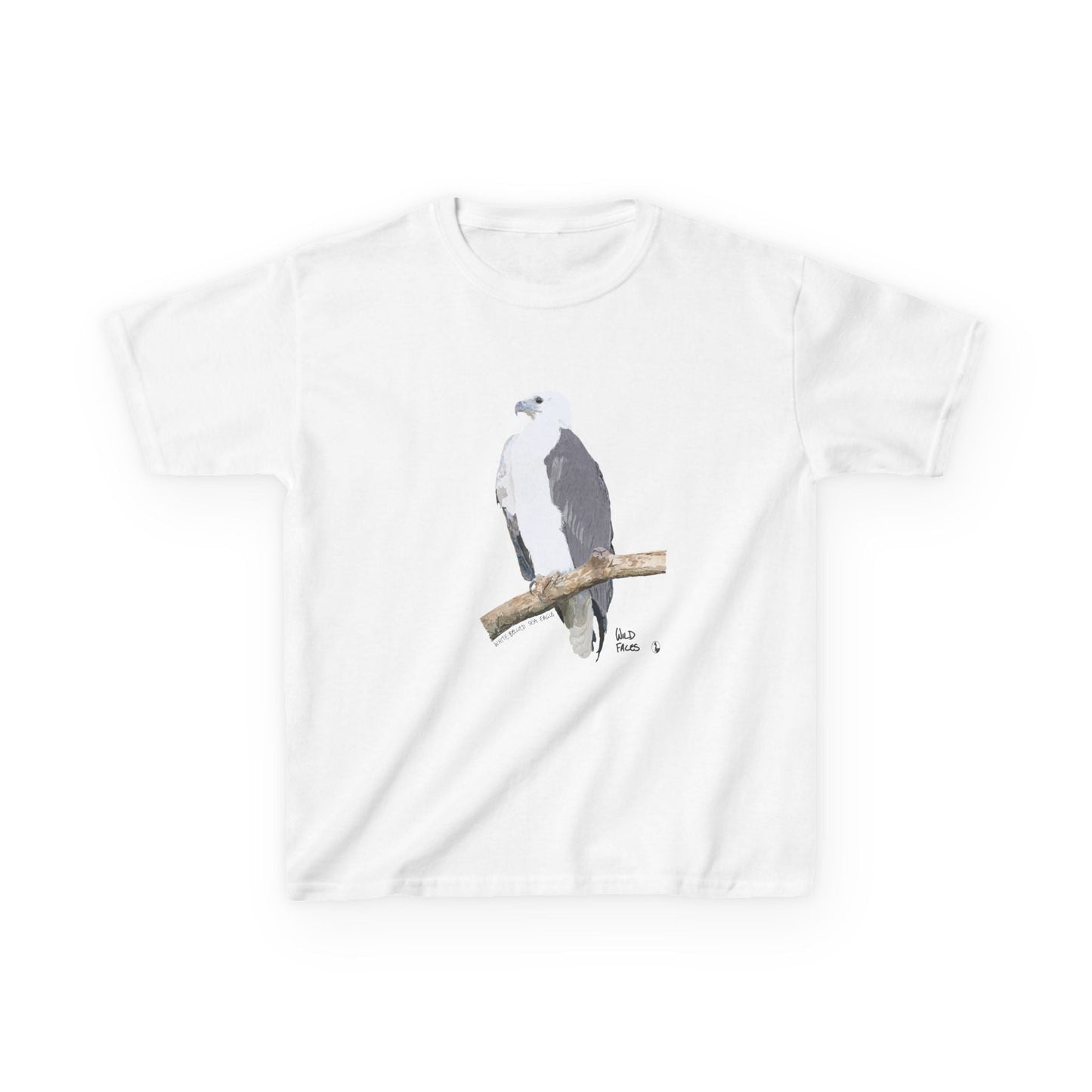 White-bellied Sea Eagle | Kids Heavy Cotton™ Tee Printify