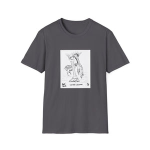 Southern Cassowary with chick - Unisex Softstyle T-Shirt Printify