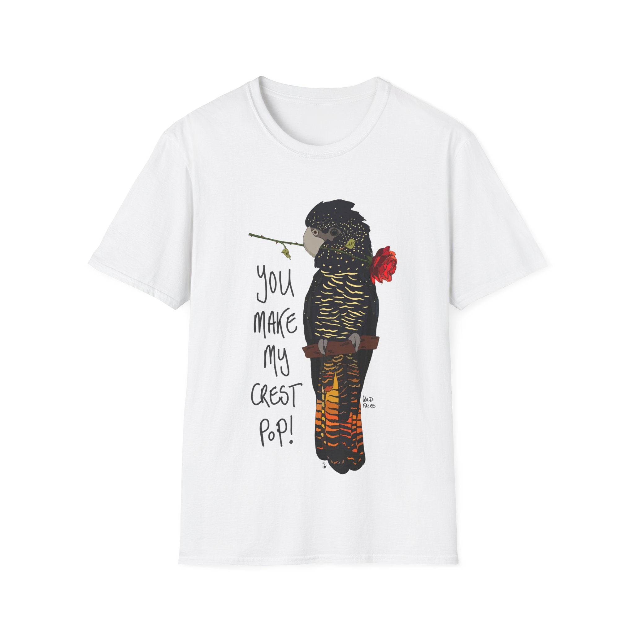 Love from... a Red-tailed Black Cockatoo - Unisex Softstyle T-Shirt