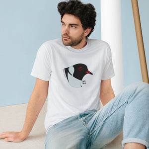 Hooded Plover (head) | Organic Staple T-shirt Printify