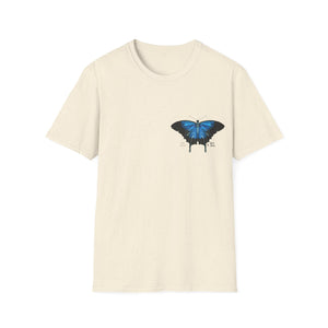 Ulysses Butterfly - Small design - Unisex Softstyle T-Shirt Printify