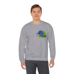 Blue-faced Parrotfinch Sweatshirt | Unisex Heavy Blend™ Crewneck Printify