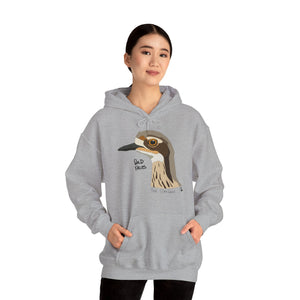 Bush-stone Curlew (head) | Unisex Heavy Blend™ Hooded Sweatshirt Printify