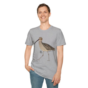 Eastern Curlew- Unisex Softstyle T-Shirt Printify