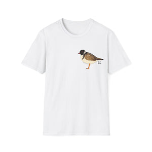 Hooded Plover - Small design - Unisex Softstyle T-Shirt Printify
