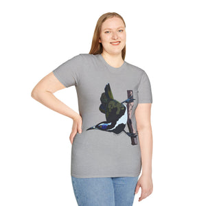 Blue-faced Honeyeater - Unisex Softstyle T-Shirt Printify