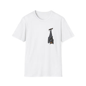 Spectacled Flying Fox - Small design - Unisex Softstyle T-Shirt Printify