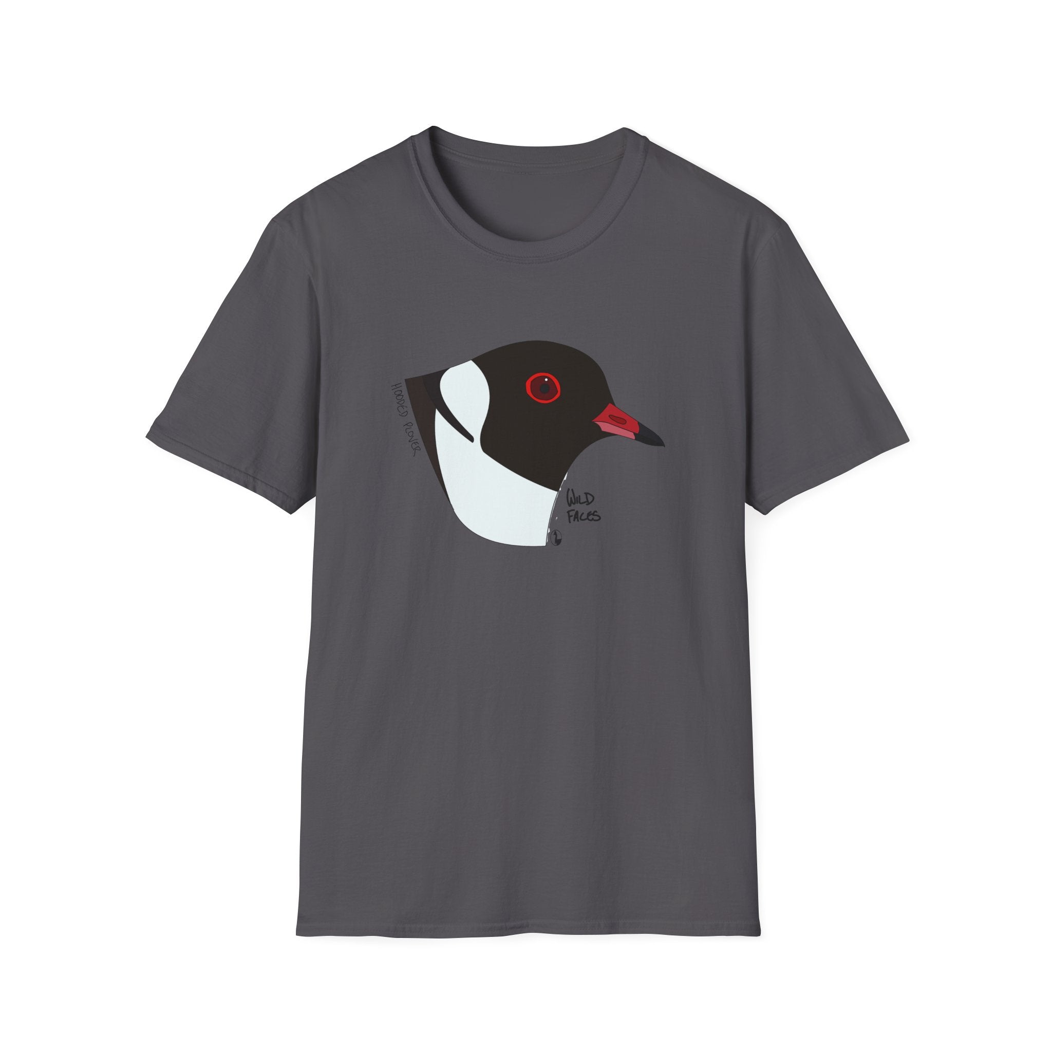 Hooded Plover Head- Unisex Softstyle T-Shirt Printify
