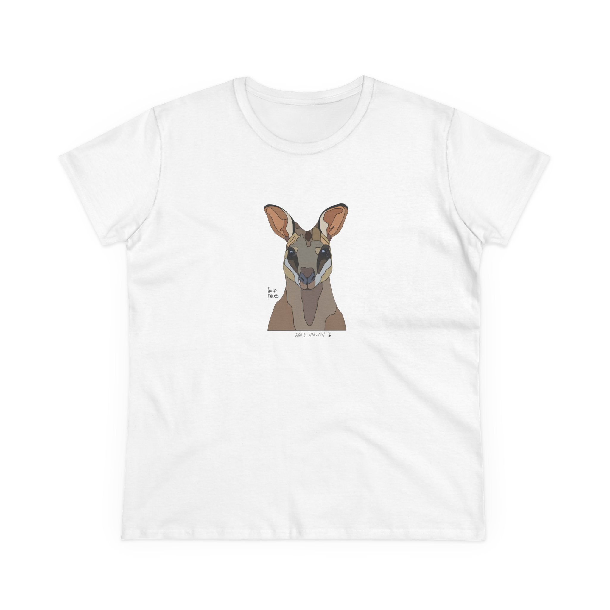 Agile Wallaby - Women's Midweight Cotton Tee