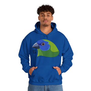 Blue-faced Parrotfinch | Unisex Heavy Blend™ Hooded Sweatshirt Printify