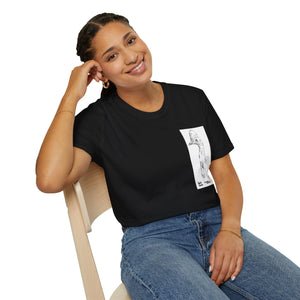 Southern Cassowary (sketch) - Unisex Softstyle T-Shirt Printify