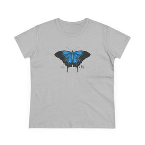 Ulysses Butterfly - Women's Midweight Cotton Tee Printify