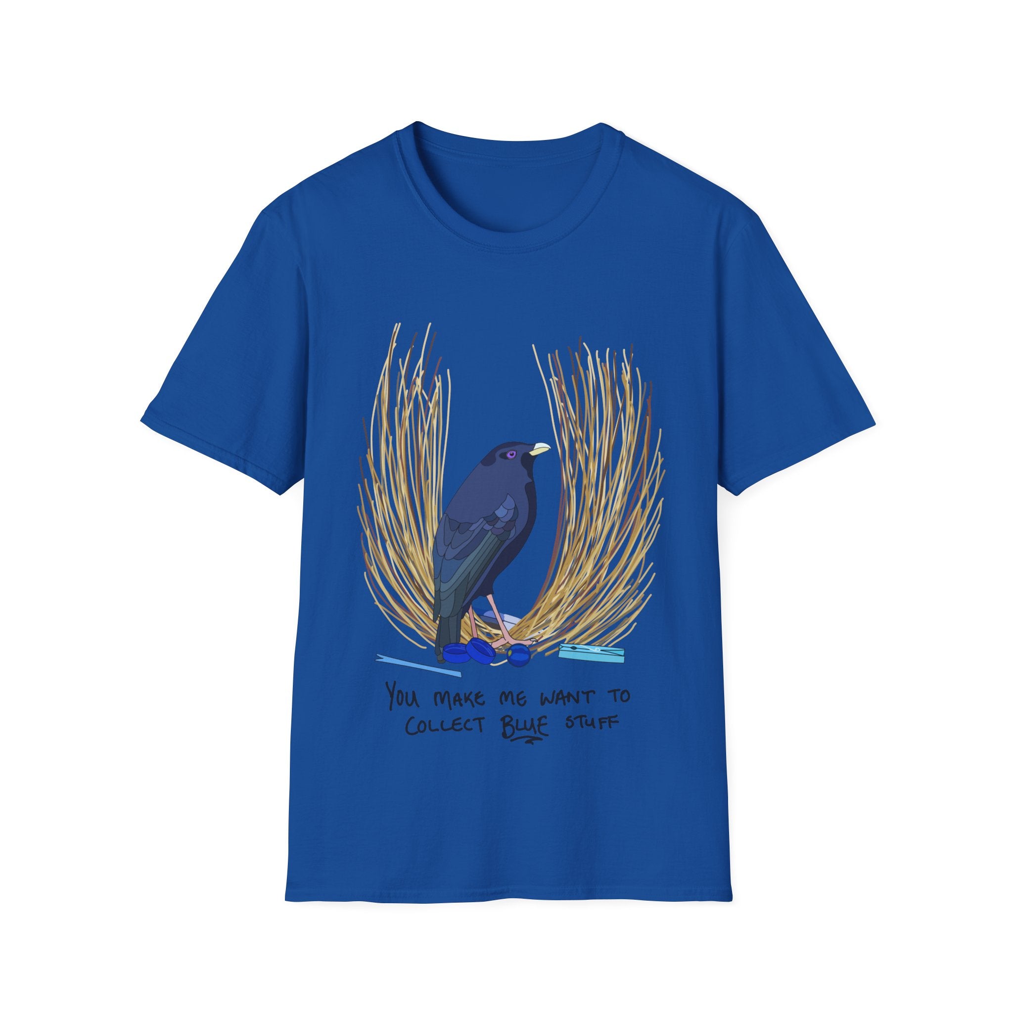 Love from... a Satin Bowerbird - Unisex Softstyle T-Shirt