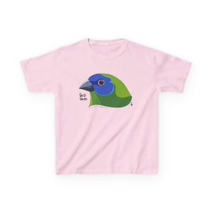 Blue-faced Parrotfinch | Kids Heavy Cotton™ Tee Printify