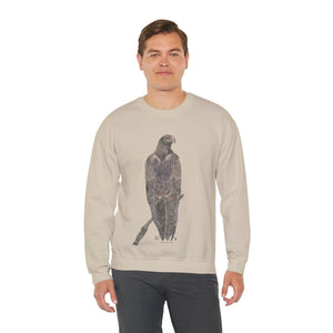 Wedge-tailed Eagle (pastel design) | Unisex Heavy Blend™ Crewneck Printify