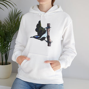 Blue-faced Honeyeater | Unisex Heavy Blend™ Hooded Sweatshirt Printify
