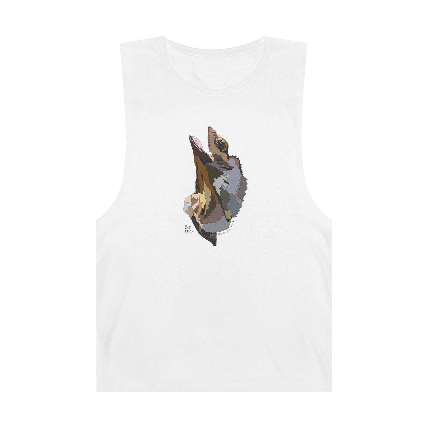 Frilled-neck Lizard - Unisex Barnard Tank Printify