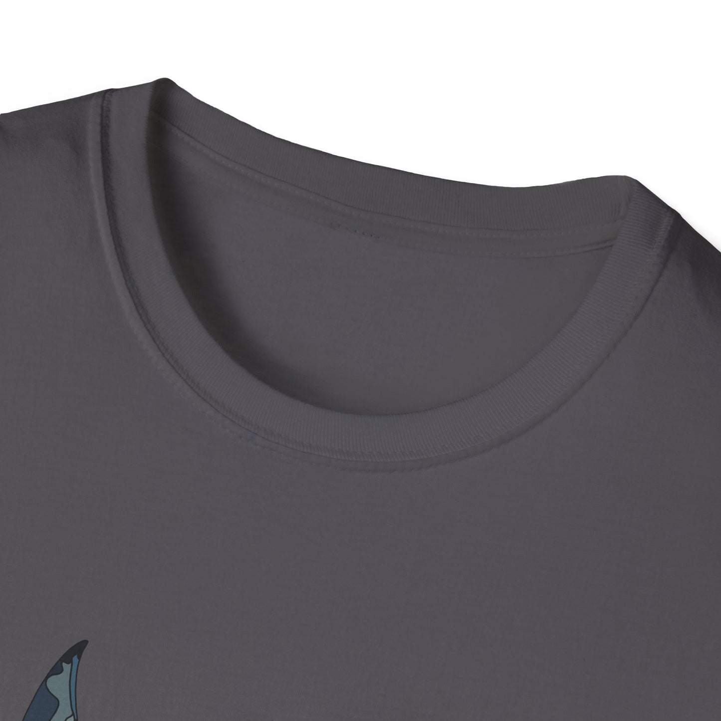 Reef Manta Ray- large design - Unisex Softstyle T-Shirt