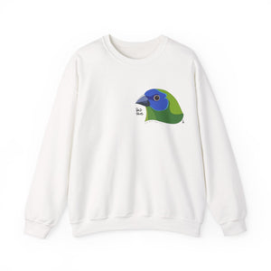 Blue-faced Parrotfinch Sweatshirt | Unisex Heavy Blend™ Crewneck Printify