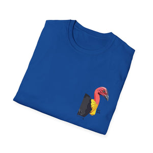 Australian Brush-turkey - Small design - Unisex Softstyle T-Shirt Printify