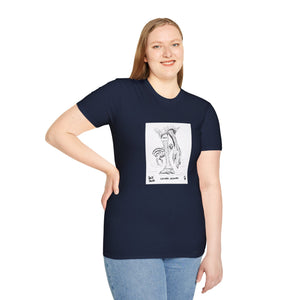 Southern Cassowary with chick - Unisex Softstyle T-Shirt Printify