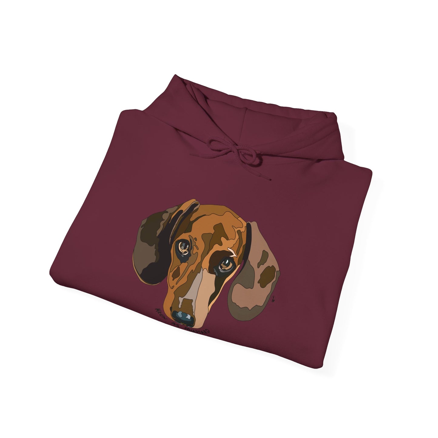 Dachshund (Keen as mustard) | Unisex Heavy Blend™ Hooded Sweatshirt
