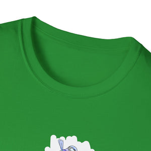 A trio of  Fairy-wrens (spendid, superb and lovely) - Small design - Unisex Softstyle T-Shirt Printify