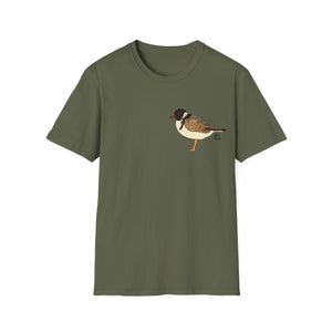 Hooded Plover - Small design - Unisex Softstyle T-Shirt Printify