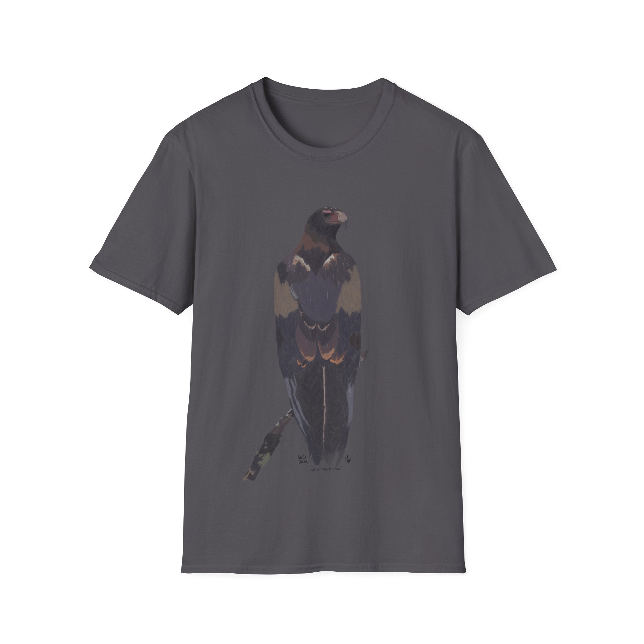 Wedge-tailed Eagle (pastel design) - Unisex Softstyle T-Shirt Printify